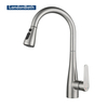 Stainless Steel 360 Pull Out Down Black Sink Kitchen Faucet Mixer Hot Cold Water Tap