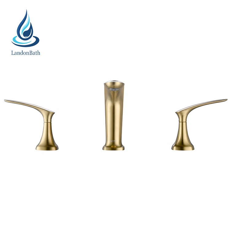 Two-Handle Deck Mounted Modern Roman Tub Faucet