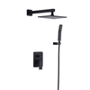 Single Lever Hidden Bath Mixer with Brass Square Shower Set for Hotel Project Shower Mixing Valve