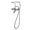 China Manufactory Wall Mounted Shower Faucet Mixer Set Wall Faucet For Free Standing Tubs