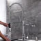 Pull Down Brass Mixer Spring Kitchen Faucet With Spray Torneira Cozinha Flexivel