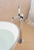Floor Mount Bathroom Shower Mixer Faucet Wholesale Bathrooms Square Floor Mounted Tub 59# Brass Filler