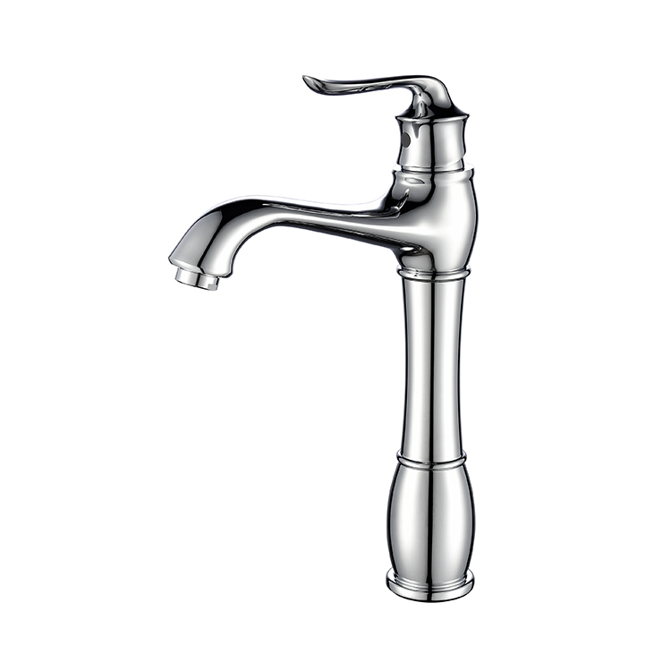 Vintage Sliver Sink Basin Faucet Vessel Brass Import Eco-Friendly Fancy Bathroom Taps Sanitary Wares Traditional Faucets