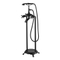 3 Piece Cross Handle3 Brass Gold Shower Set Antique Wall Mounted Faucet Mount Bathroom Mixer Tap With