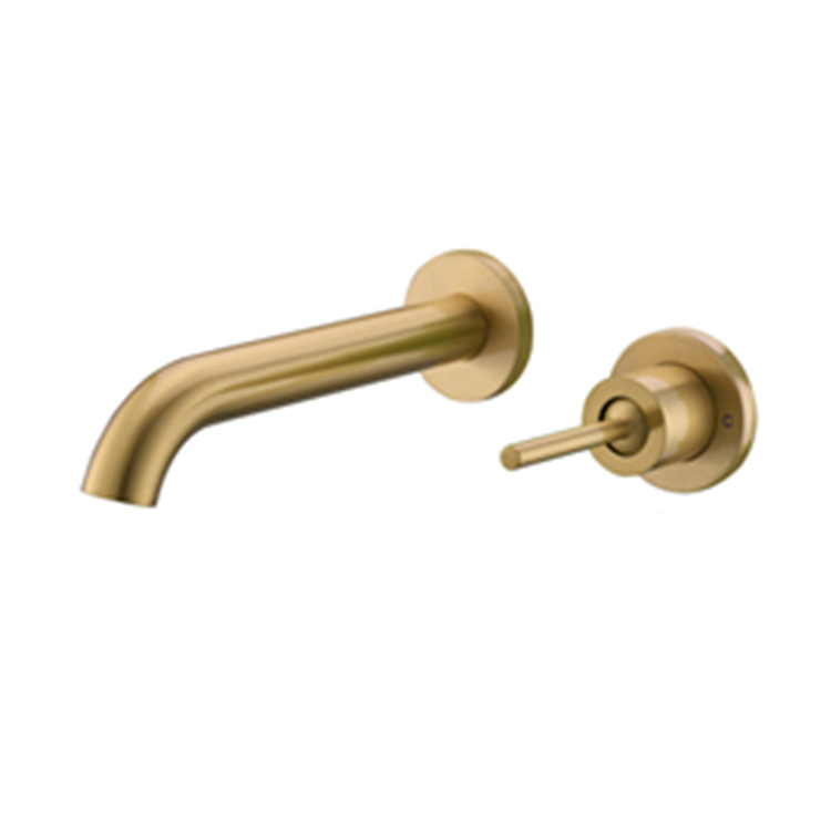 Hot Sale Single Hole Antique Brass Wall Mounted Bathroom Basin Mixer Concealed Faucet for Basin Tap