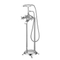 Classic Design Copper Hot Tap High Faucet Free Standing Mixer for Claw Foot Bathtub
