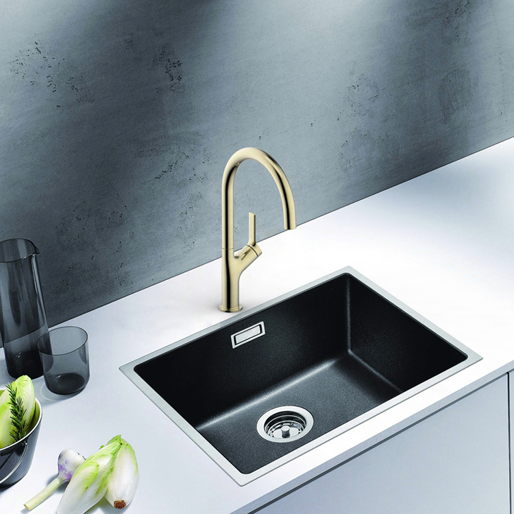 New Style Stainless Steel Kitchen Faucets Deck Mounted Mixer Sink Tap Gold Faucet