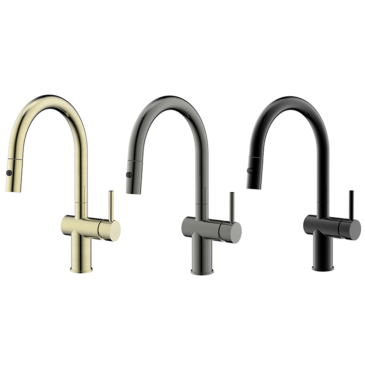 OEM ODM Design Customized Stainless Steel 304 Pull Down Sink Tap Mixer Pull Out Kitchen Faucet