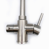 Hot Selling 3 Way Stainless Steel Water Tap Drinking Filter Water Faucet Dual Handle Water Purifier Kitchen Faucets