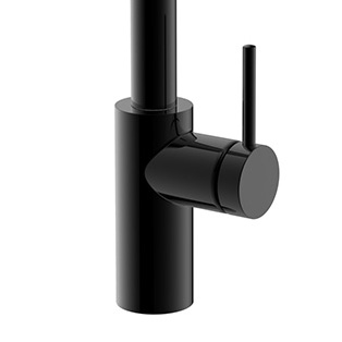 Hot Selling 304 Stainless Steele Faucet Matte Black Single Handle Pull Down Kitchen Faucet