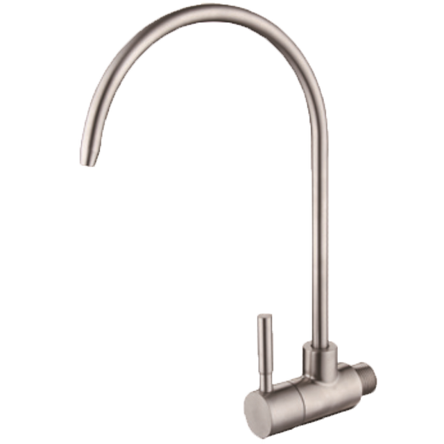 Wall Mounted Stainless Steel 360 Degree Rotation Home Kitchen Purifier Tap Faucet Water Filter Kitchen
