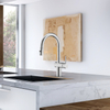 360 Degree Faucet Brushed Finished Kitchen Sink Water Tap 304 Stainless Steel Pull Down Kitchen Faucet