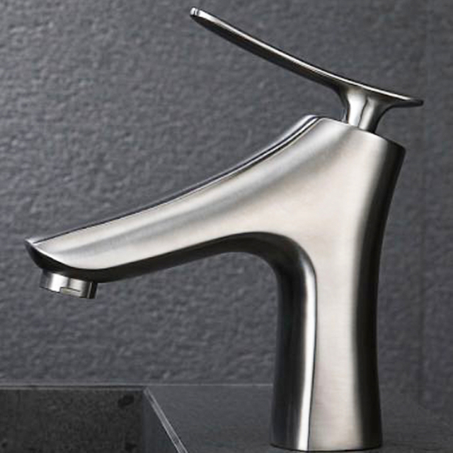 Modern Design Hot Cold Water Tap Faucet Wash Basin Mixer Single Handle Basin Faucet