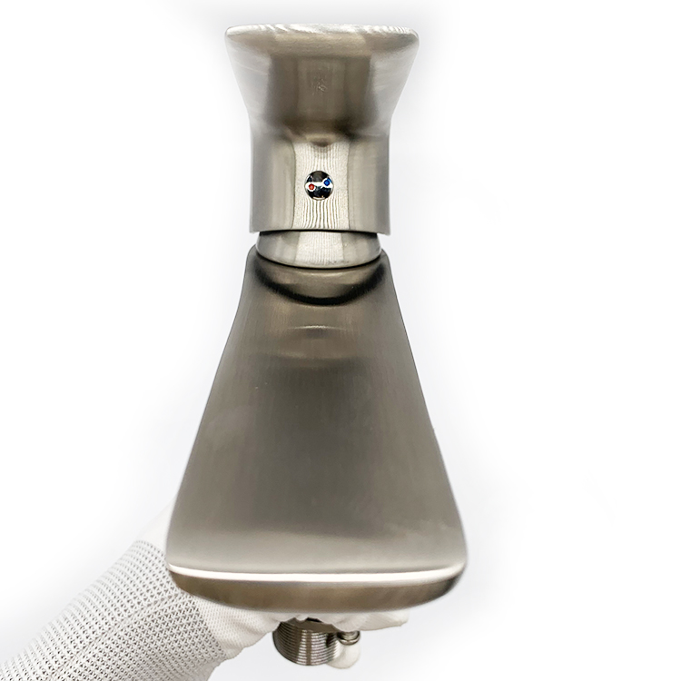 Top Selling Hot Cold Single Handle Water Bathroom Basin Sink Faucet 304 Stainless Steel Brushed Basin Faucet Mixer