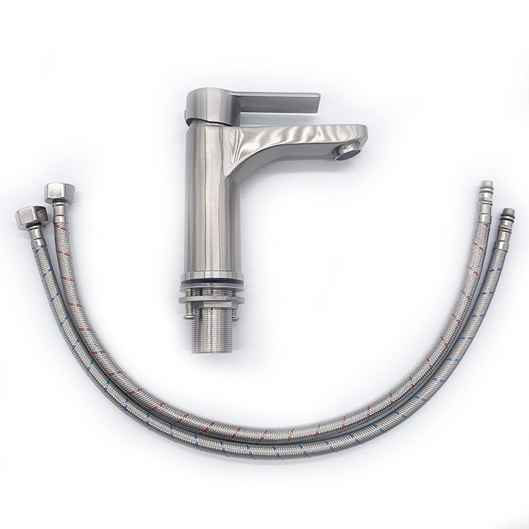 High Quality Basin Sink Mixer 304 Stainless Steel Wash Faucet Tap Bathroom Basin Faucet