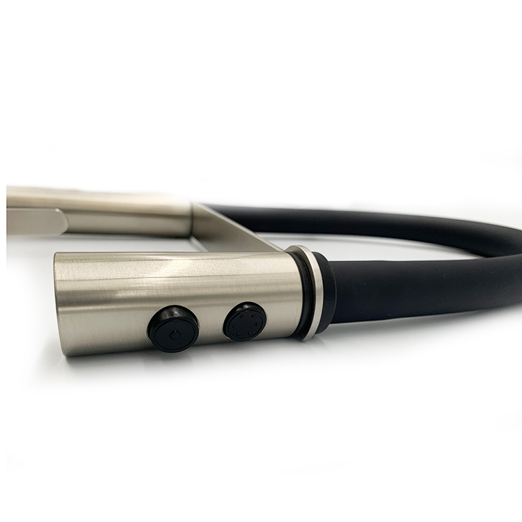 Flexible Silicone Hose Hot And Cold Water Mixer Pull Down Sprayer Tap Silicone Kitchen Faucet