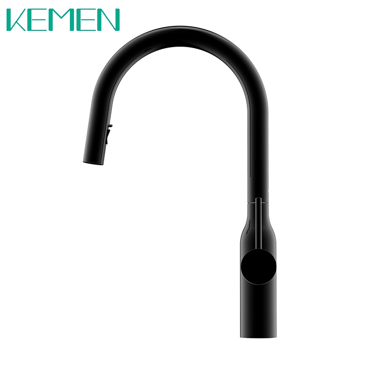 2022 Kitchen Faucet Stainless Steel 304 Water Tap Pull Down Spray Black Kitchen Faucets