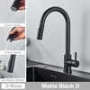 304 Stainless Steel Kitchen Mixer Faucet, Kitchen Sink Faucet, Telescopic Pull Faucet with Pull-down Sprayer