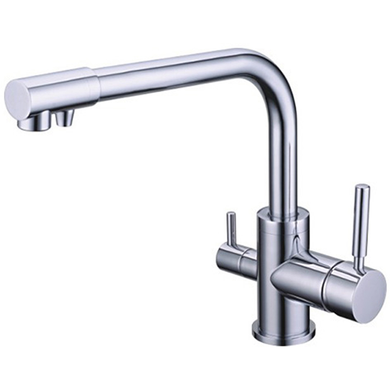 Brass 3 Way Hot And Cold Purify Ro Faucet Mixer DF-03510