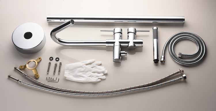 Hot Selling Latest Brass Thermostatic Freestanding Bathtub Faucet