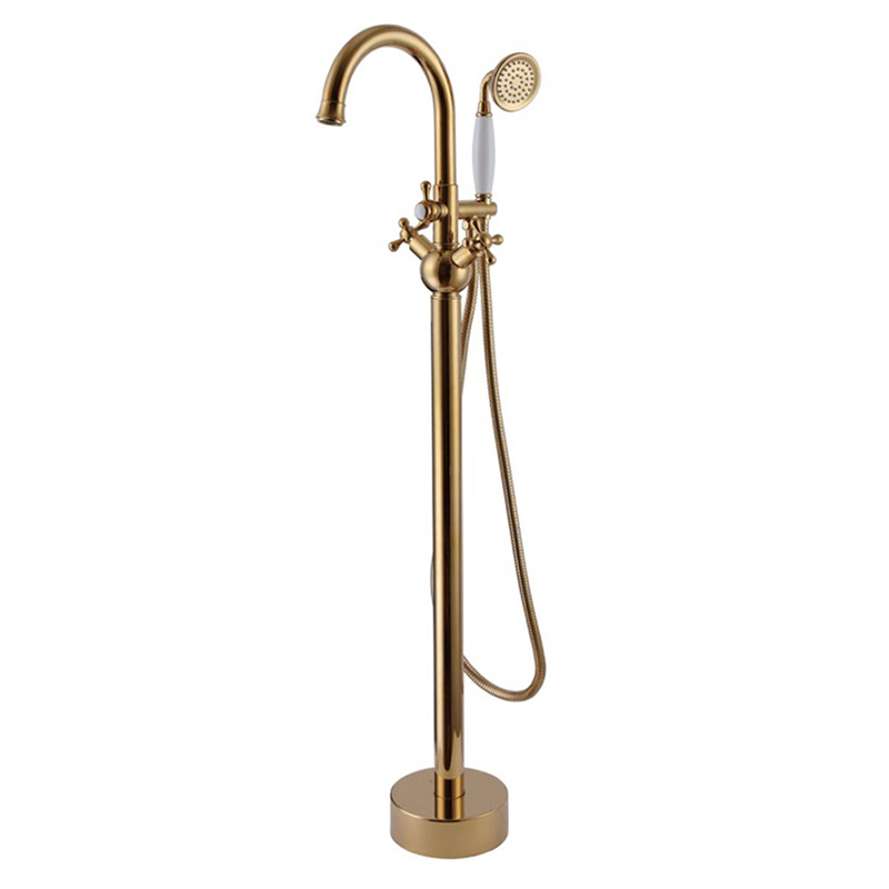 Vintage Dual Handle Freestanding Bathtub Filler Faucet DF-02029