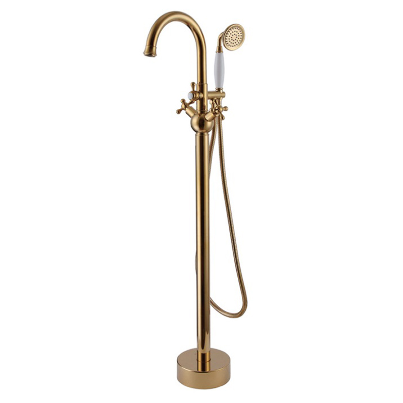 Vintage Dual Handle Freestanding Bathtub Filler Faucet DF-02029