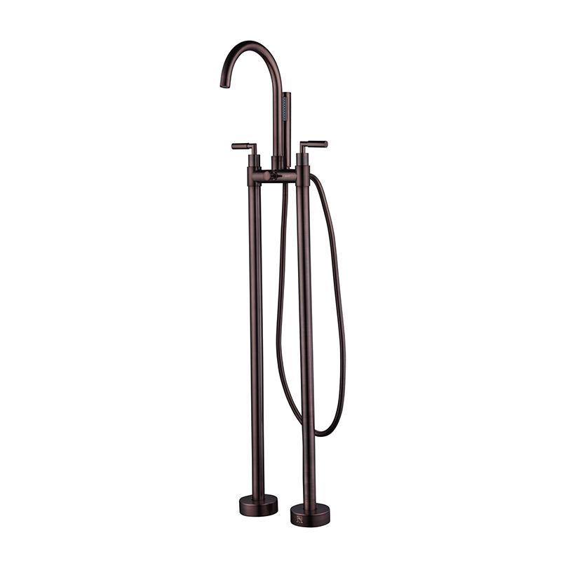 Dual Handles Freestanding Bathtub Faucet DF-02008