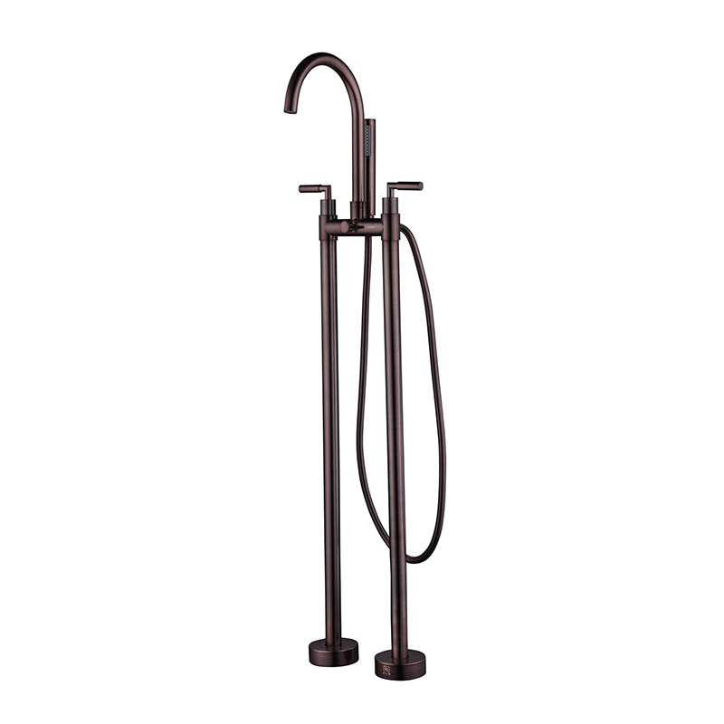 Dual Handles Freestanding Bathtub Faucet DF-02008