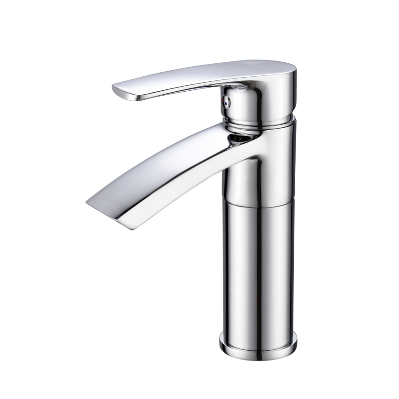 Wide Deck Mounted Watermark Brass Chrome Basin Faucet For Commercial Torneira Para Banheiro