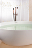 Oil Rubbed Bronze ORB Freestanding Stand Bathroom Faucets Bathtub Mixer Tap with Shower Handheld