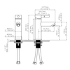 OEM Satin SS 316 ACS Stainless Steel Bathroom Basin Faucet Tap