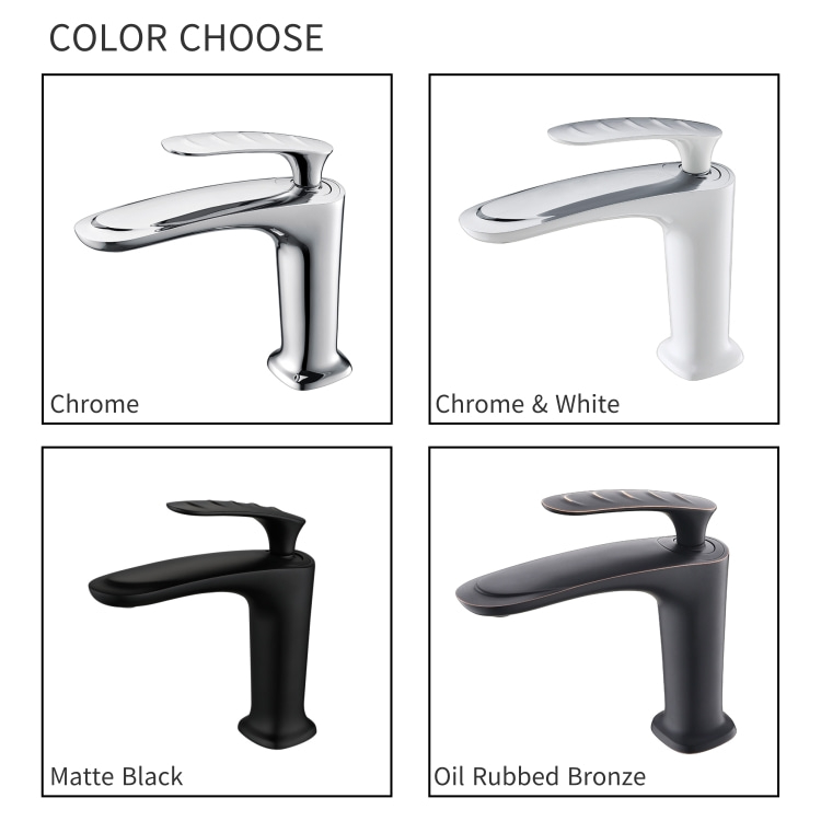 Hot Sale Brass Faucets For Bathroom Deck Mounted Hand Wash Basin Mixer Robinet Lavabo