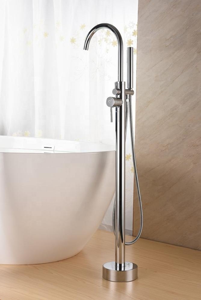 Bathroom fixtures freestanding clawfoot tub shower bathtub faucet