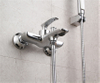 Single Lever Shower Mixer Set Bath Taps Wall Mounterd Bathub Faucet American Style Single Handle Shower Faucet