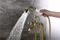 Sanitary Ware Freestanding Bathtub Brass Faucet Plated Gold