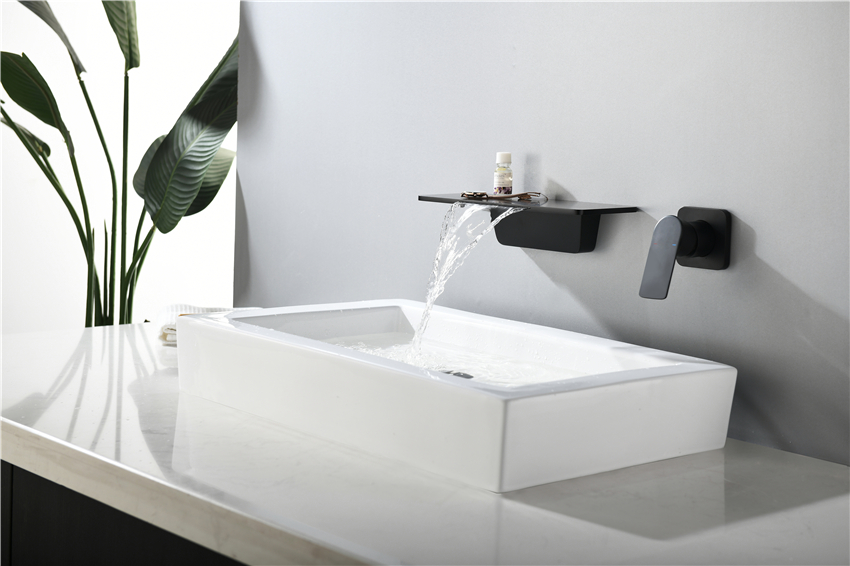 Quality Assurance Faucets Widespread Black Basin Faucet with Factory Direct Price
