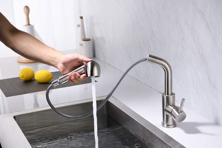 New design pull down kichen sink mixer tap faucet pull out miscelatore cucina, faucet cold and hot water for kitchen sink