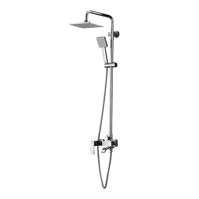 Good Quality Chrome Copper Italian Bath Shower Set Faucet Mixer Manufacturers