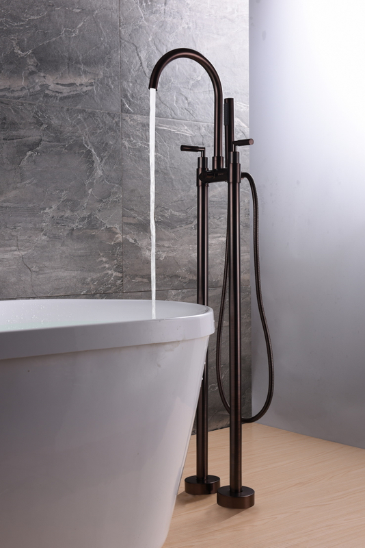 New style new dual handle bronze color mixer bathtub faucet with good quality