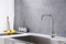 Deck Mounted Ware Sanitary Hot And Cold Single Handle Sink Stainless Steel Water Mixer Tap Kitchen Faucets