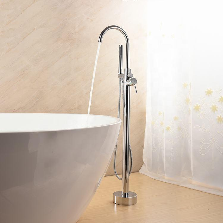 Free Shipping Stand Mixers Bathtub Water Fall Faucets Alone Bathtubtub Handles Brass Tub And Shower Valve Facuet