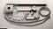 Freestanding Bathtub Faucet Tub Filler Brushed Nickel Floor Mount Brass Single Handle Bathroom Faucets With Hand Shower