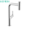 Unique High Quality Kitchen Faucet Hot And Cold Water Taps 304 Stainless Stainless Pull Out Kitchen Faucet