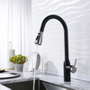 One-handle Spot Resist Matt Black Modern Faucet Kitchen Pull Down Mixer Kitchen Tap