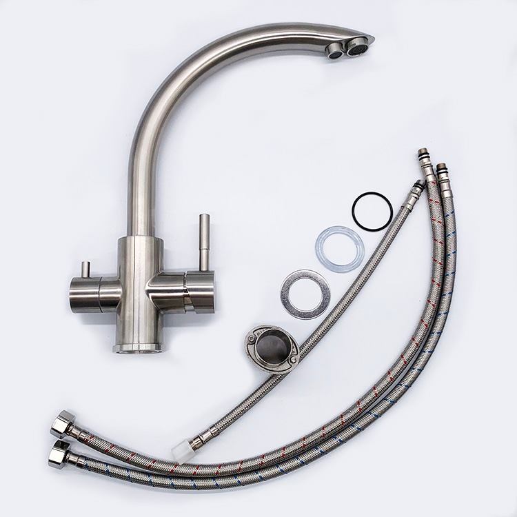 High Quality Stainless Steel 304 Filter Kitchen Faucet Three Way Water Filter Purifier Kitchen Tap Faucet