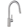2021 Amazon Hot Selling SUS 304 Single Handle Hot And Cold Pull Down Kitchen Sink Faucet