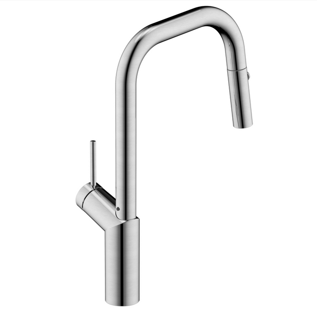 Manufacturer Faucet Brushed SUS 304 Kitchen Faucet Single Handle Pull Down Kitchen Sink Mixer Taps