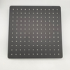 2022 High End Hotel Matte Black Square Bath Shower Mixer Set In Wall Embedded Rain Shower Faucet Set