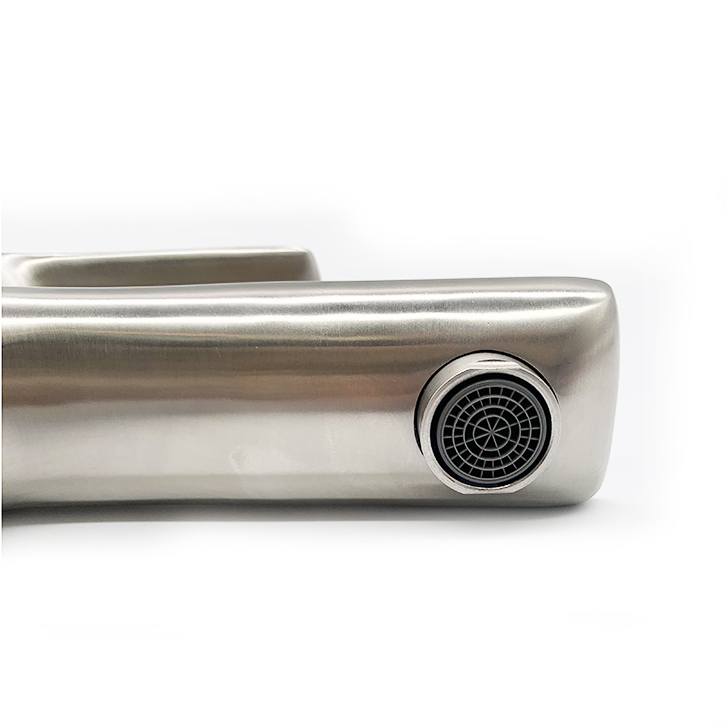 Top Selling Hot Cold Single Handle Water Bathroom Basin Sink Faucet 304 Stainless Steel Brushed Basin Faucet Mixer