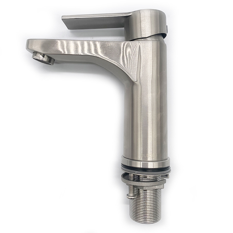 High Quality Basin Sink Mixer 304 Stainless Steel Wash Faucet Tap Bathroom Basin Faucet